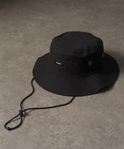 HUF(ハフ)の「【HUF/ハフ】VENTURA BOONIE / ベンチュラ ブーニー(ハット・メンズ・ブラック/グリーン・L/XL/S/M)」の1枚目の写真