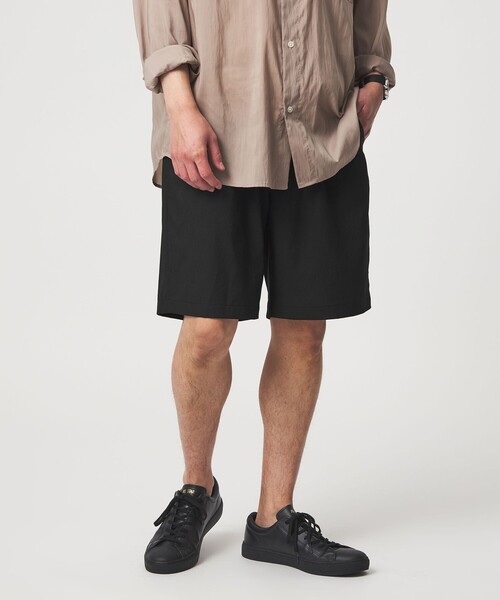 green label relaxing(グリーンレーベルリラクシング)の「Dot Air ワイド ユーティリティー ショート パンツ ショーツ -ストレッチ-(その他パンツ・メンズ・オリーブ/ブラック/グレー・XL/L/M/S)」の9枚目の写真