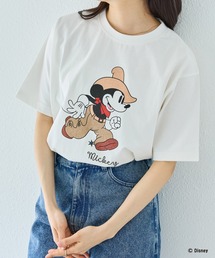 Disney（ディズニー）の「【Disney】別注 <ミッキー>ウエスタン バックプリントTシャツ（Tシャツ/カットソー）」