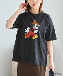 Disney（ディズニー）の「【Disney】別注 <ミッキー>ウエスタン バックプリントTシャツ（Tシャツ/カットソー）」