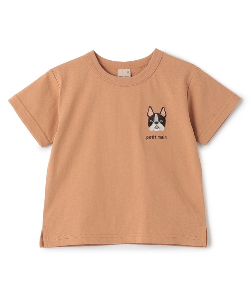 petit main（プティマイン）の「【プティプラ】BOYS半袖Tシャツ2（Tシャツ/カットソー・キッズ・ライトグリーン/アイボリー/キャメル/イエロー/ブルー/サックスブルー/レッド・80ｃｍ/100cm/130cm/120cm/90cm/110cm）」の6枚目の写真