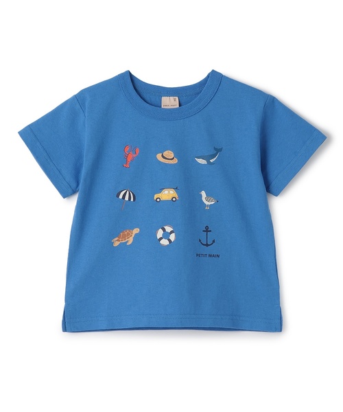 petit main（プティマイン）の「【プティプラ】BOYS半袖Tシャツ2（Tシャツ/カットソー・キッズ・ライトグリーン/アイボリー/キャメル/イエロー/ブルー/サックスブルー/レッド・80ｃｍ/100cm/130cm/120cm/90cm/110cm）」の14枚目の写真