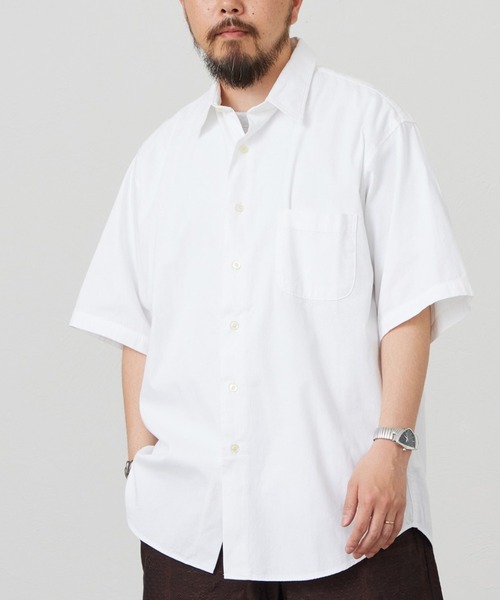 Lee(リー)の「Lee/リー ハーフスリーブワークシャツ ライトウエイトコードレーン(シャツ/ブラウス・メンズ・ホワイト/ブルー・MEDIUM/LARGE/X-LARGE/SMALL)」の15枚目の写真