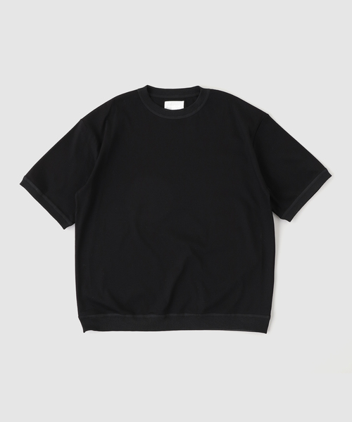 EDIFICE（エディフィス）の「《EDIFICE by PIPPIOLINO》コットン ジャージー クルーネック（Tシャツ/カットソー・メンズ・ブラック/ライトグリーン/ベージュ系その他・LARGE/MEDIUM/SMALL）」の2枚目の写真
