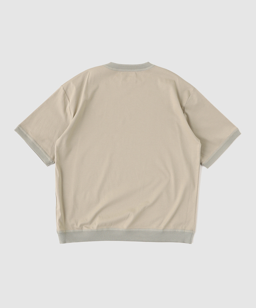 EDIFICE（エディフィス）の「《EDIFICE by PIPPIOLINO》コットン ジャージー クルーネック（Tシャツ/カットソー・メンズ・ブラック/ライトグリーン/ベージュ系その他・LARGE/MEDIUM/SMALL）」の10枚目の写真