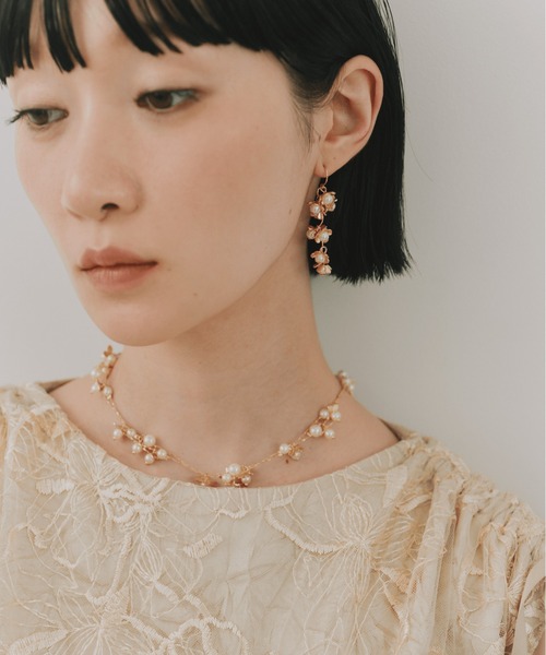 kaene(カエン)の「シアーブルームネックレス(ネックレス・レディース・ゴールド・FREE)」の3枚目の写真