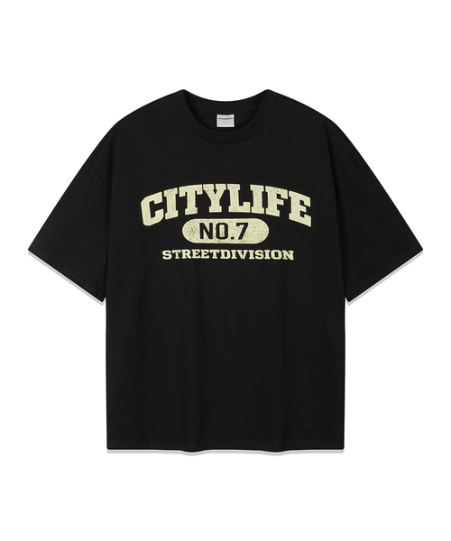 URBAN PLAYERS(アーバンプレイヤーズ)の「シーエルプリント半袖Tシャツ (2COLOR)(Tシャツ/カットソー・レディース・ブラック/ホワイト・MEDIUM/LARGE/X-LARGE)」の1枚目の写真
