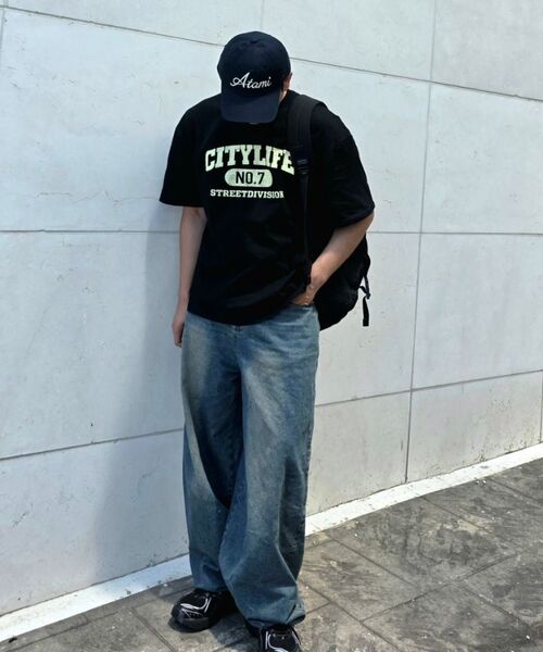 URBAN PLAYERS(アーバンプレイヤーズ)の「シーエルプリント半袖Tシャツ (2COLOR)(Tシャツ/カットソー・レディース・ブラック/ホワイト・MEDIUM/LARGE/X-LARGE)」の10枚目の写真