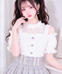 お菓子の家柄ワンピース（ワンピース）｜axes femme kawaii