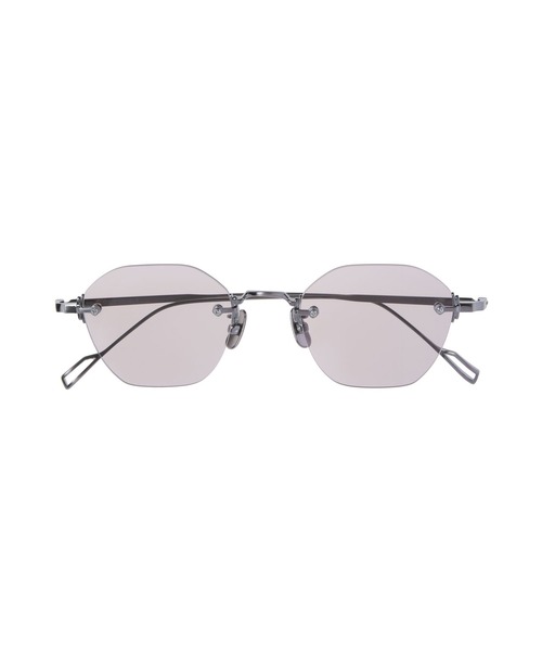 SOPHNET.（ソフネット）の「TITANIUM RIMLESS SUNGLASSES HEXAGON（サングラス・メンズ・シルバー/ゴールド/ブラウン・FREE）」の2枚目の写真