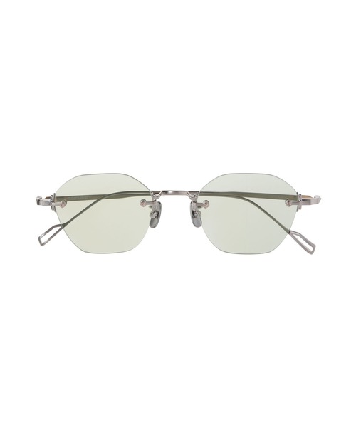 SOPHNET.（ソフネット）の「TITANIUM RIMLESS SUNGLASSES HEXAGON（サングラス・メンズ・シルバー/ゴールド/ブラウン・FREE）」の3枚目の写真