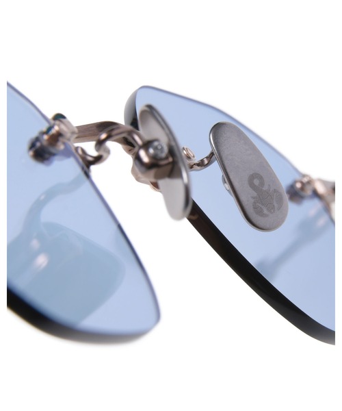 SOPHNET.（ソフネット）の「TITANIUM RIMLESS SUNGLASSES HEXAGON（サングラス・メンズ・シルバー/ゴールド/ブラウン・FREE）」の12枚目の写真