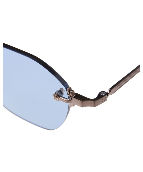 SOPHNET.（ソフネット）の「TITANIUM RIMLESS SUNGLASSES HEXAGON（サングラス・メンズ・シルバー/ゴールド/ブラウン・FREE）」の13枚目の写真