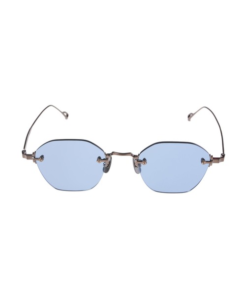 SOPHNET.（ソフネット）の「TITANIUM RIMLESS SUNGLASSES HEXAGON（サングラス・メンズ・シルバー/ゴールド/ブラウン・FREE）」の9枚目の写真