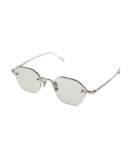 SOPHNET.（ソフネット）の「TITANIUM RIMLESS SUNGLASSES HEXAGON（サングラス・メンズ・シルバー/ゴールド/ブラウン・FREE）」の18枚目の写真