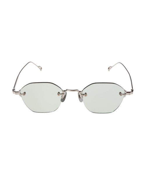 SOPHNET.（ソフネット）の「TITANIUM RIMLESS SUNGLASSES HEXAGON（サングラス・メンズ・シルバー/ゴールド/ブラウン・FREE）」の17枚目の写真