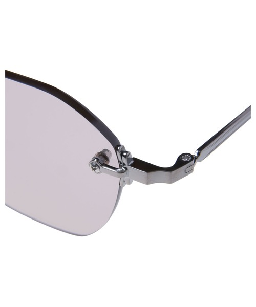 SOPHNET.（ソフネット）の「TITANIUM RIMLESS SUNGLASSES HEXAGON（サングラス・メンズ・シルバー/ゴールド/ブラウン・FREE）」の4枚目の写真