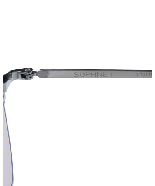 SOPHNET.（ソフネット）の「TITANIUM RIMLESS SUNGLASSES HEXAGON（サングラス・メンズ・シルバー/ゴールド/ブラウン・FREE）」の5枚目の写真