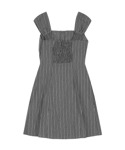 ORDINARY HOLIDAY（オーディナリー ホリデー）の「STRIPE DRESS [CHARCOAL]（ワンピース・レディース・その他・FREE）」の2枚目の写真