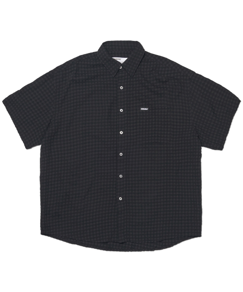 NOMANUAL(NOMANUAL)の「T.C HALF SHIRT - BLACK(シャツ/ブラウス・レディース・その他・X-LARGE/LARGE/MEDIUM)」の1枚目の写真