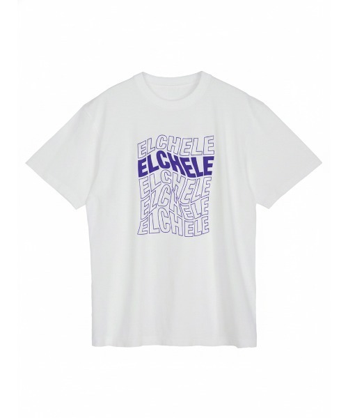 ELCHELE（エルチェレ）の「ELCHELE LOGO TEE（Tシャツ/カットソー・レディース・ブルー/ベビーピンク/スミクロ/ホワイト系その他・FREE）」の11枚目の写真
