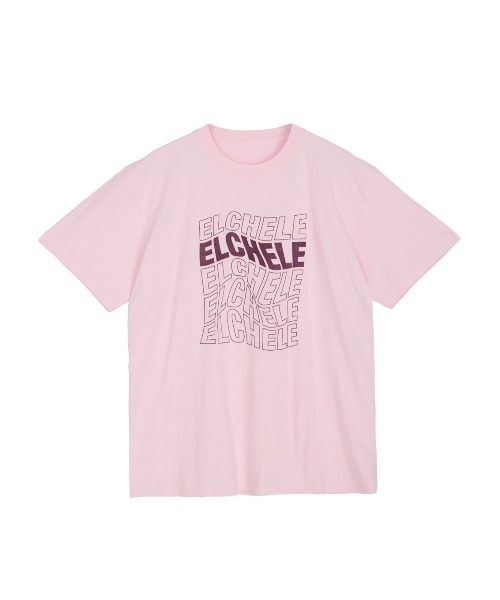 ELCHELE（エルチェレ）の「ELCHELE LOGO TEE（Tシャツ/カットソー・レディース・ブルー/ベビーピンク/スミクロ/ホワイト系その他・FREE）」の19枚目の写真