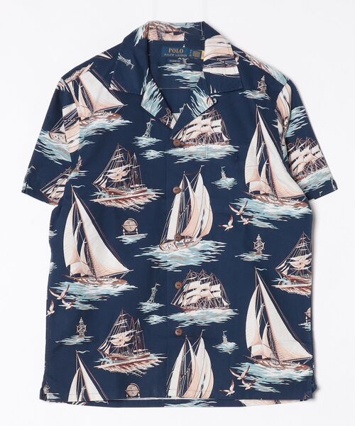 POLO RALPH LAUREN（ポロ ラルフ ローレン）の「クラシック フィット セールボートプリント オックスフォード シャツ（シャツ/ブラウス・メンズ・マルチ・L/M/S/XL/XS/XXL）」の5枚目の写真