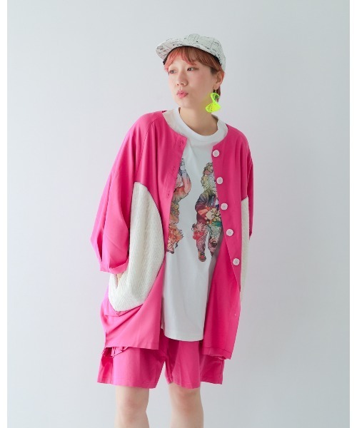 unica(ユニカ)の「夢あそびイラストまんまるTシャツ(Tシャツ/カットソー・レディース・ホワイト系3/ホワイト系1/ホワイト系2・FREE)」の11枚目の写真