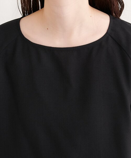 natural couture（ナチュラルクチュール）の「麻調合繊ラッフルスリーブブラウス（シャツ/ブラウス・レディース・ミント/ブラック/サックスブルー/ライトグレー/ネイビー・FREE）」の21枚目の写真