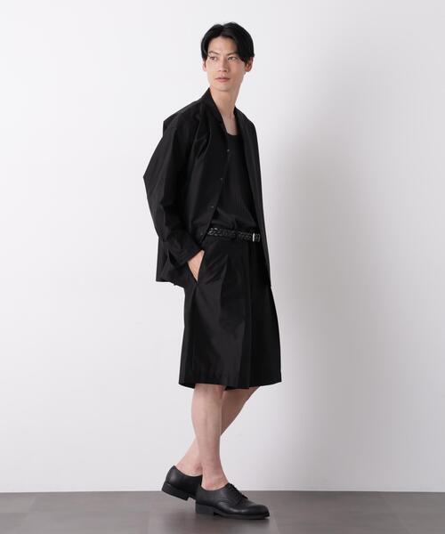 NANO universe(ナノユニバース)の「0 ZERO LAYER ワイドショーツ(セットアップ可)(その他パンツ・メンズ・ブラック/グレー・M/L)」の7枚目の写真