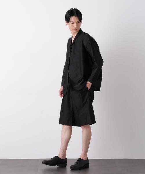 NANO universe(ナノユニバース)の「0 ZERO LAYER ワイドショーツ(セットアップ可)(その他パンツ・メンズ・ブラック/グレー・M/L)」の8枚目の写真