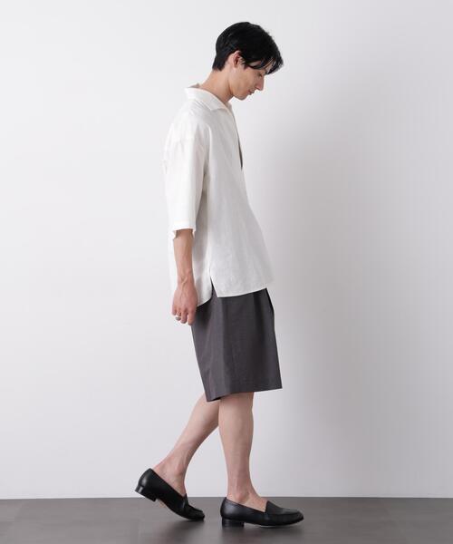 NANO universe(ナノユニバース)の「0 ZERO LAYER ワイドショーツ(セットアップ可)(その他パンツ・メンズ・ブラック/グレー・M/L)」の20枚目の写真