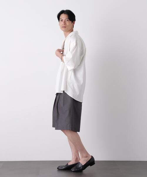 NANO universe(ナノユニバース)の「0 ZERO LAYER ワイドショーツ(セットアップ可)(その他パンツ・メンズ・ブラック/グレー・M/L)」の21枚目の写真