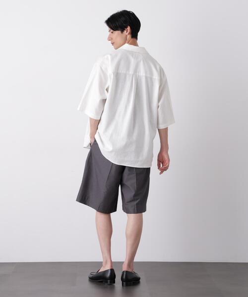 NANO universe(ナノユニバース)の「0 ZERO LAYER ワイドショーツ(セットアップ可)(その他パンツ・メンズ・ブラック/グレー・M/L)」の22枚目の写真