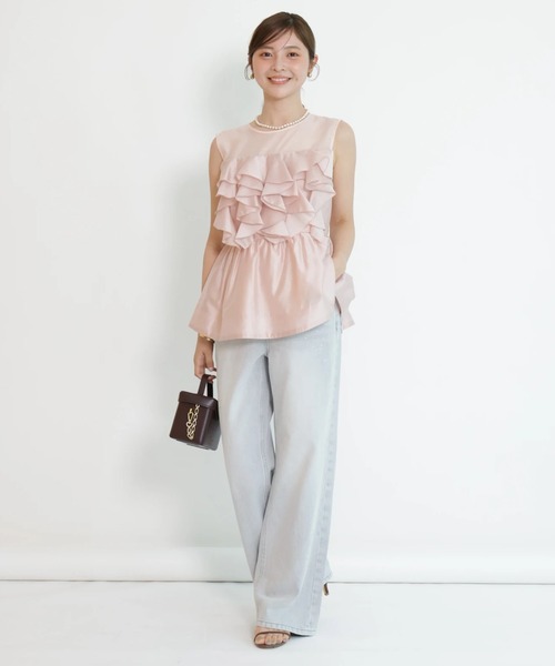 Apuweiser-riche（アプワイザーリッシェ）の「ランダムビジューデニム（その他パンツ・レディース・ライトブルー/ライトグレー・2/1/0）」の17枚目の写真