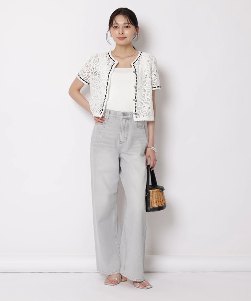 Apuweiser-riche（アプワイザーリッシェ）の「ランダムビジューデニム（その他パンツ・レディース・ライトブルー/ライトグレー・2/1/0）」の22枚目の写真