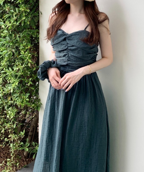 FAVORITO(ファヴォリート)の「キャミワンピース(ワンピース・レディース・ピンク/グリーン/ブラック・F)」の1枚目の写真