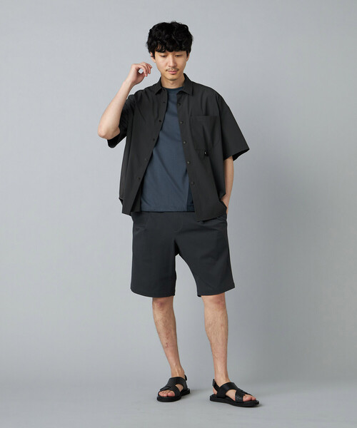 COMME CA MEN(コムサメン)の「ベンチレーション シャツ(シャツ/ブラウス・メンズ・ベージュ/チャコールグレー・L/M)」の3枚目の写真