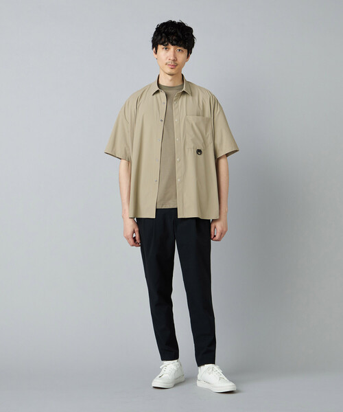 COMME CA MEN(コムサメン)の「ベンチレーション シャツ(シャツ/ブラウス・メンズ・ベージュ/チャコールグレー・L/M)」の6枚目の写真