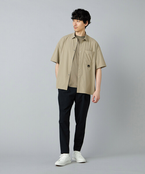 COMME CA MEN(コムサメン)の「ベンチレーション シャツ(シャツ/ブラウス・メンズ・ベージュ/チャコールグレー・L/M)」の7枚目の写真