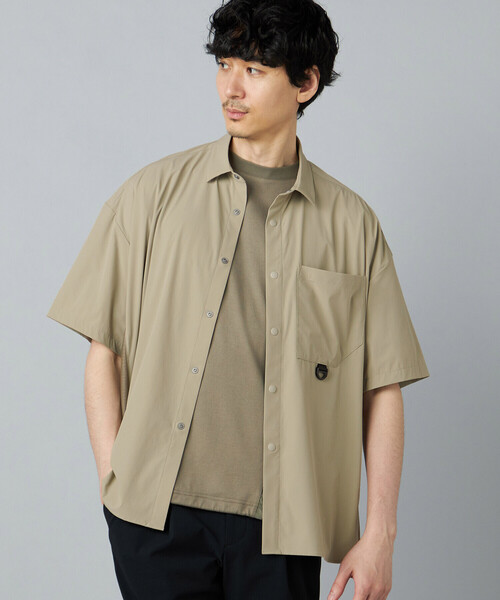 COMME CA MEN(コムサメン)の「ベンチレーション シャツ(シャツ/ブラウス・メンズ・ベージュ/チャコールグレー・L/M)」の9枚目の写真