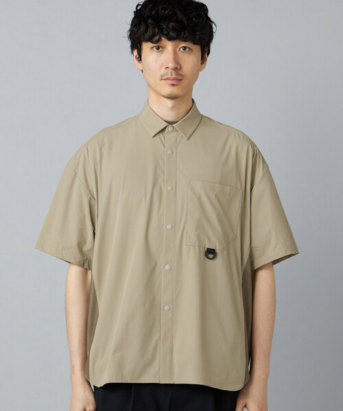 COMME CA MEN(コムサメン)の「ベンチレーション シャツ(シャツ/ブラウス・メンズ・ベージュ/チャコールグレー・L/M)」の10枚目の写真