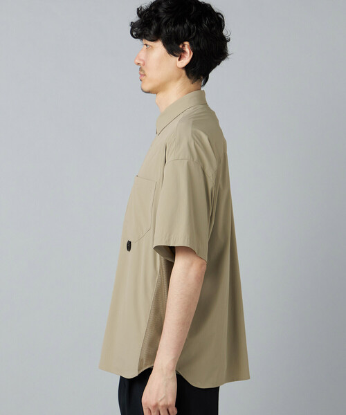 COMME CA MEN(コムサメン)の「ベンチレーション シャツ(シャツ/ブラウス・メンズ・ベージュ/チャコールグレー・L/M)」の11枚目の写真