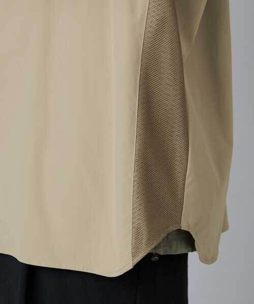 COMME CA MEN(コムサメン)の「ベンチレーション シャツ(シャツ/ブラウス・メンズ・ベージュ/チャコールグレー・L/M)」の17枚目の写真