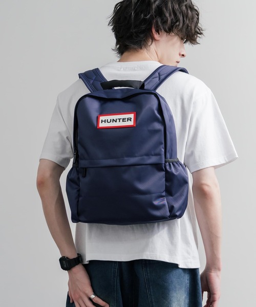 HUNTER(ハンター)の「HUNTER ハンター ORIGINAL NYLON BACKPACK ナイロンバックパック/リュック(バックパック/リュック・メンズ・ネイビー/ブラック・FREE)」の9枚目の写真