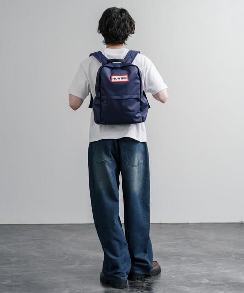 HUNTER(ハンター)の「HUNTER ハンター ORIGINAL NYLON BACKPACK ナイロンバックパック/リュック(バックパック/リュック・メンズ・ネイビー/ブラック・FREE)」の12枚目の写真