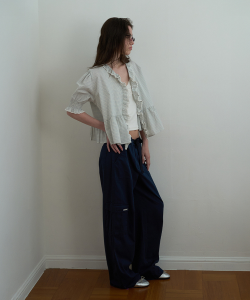 WITHOUT SUMMER(ウィズアウトサマ)の「アーバンカーゴパンツ_ネイビー(その他パンツ・レディース・その他・SMALL/MEDIUM)」の1枚目の写真