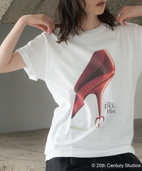 GALLEST（ギャレスト）の「【GOOD ROCK SPEED】The Devil Wears Prada／Graphic Print T-Shirt（Tシャツ/カットソー・レディース・ホワイト系1・38）」の3枚目の写真