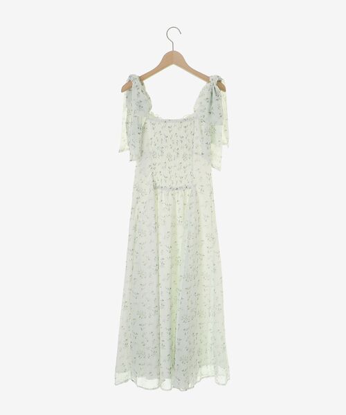 MAJESTIC LEGON(マジェスティックレゴン)の「リボンスリーブシフォンキャミワンピース(ワンピース・レディース・グリーン系その他/ホワイト系その他/レッド系その他2・MEDIUM/SMALL)」の13枚目の写真