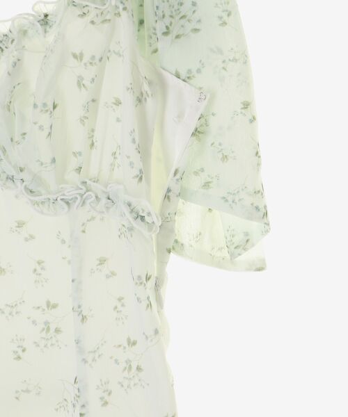 MAJESTIC LEGON(マジェスティックレゴン)の「リボンスリーブシフォンキャミワンピース(ワンピース・レディース・グリーン系その他/ホワイト系その他/レッド系その他2・MEDIUM/SMALL)」の17枚目の写真